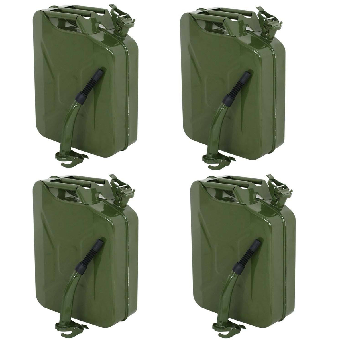 4X 5 Gallon 20L Steel Fuel Tank K954760