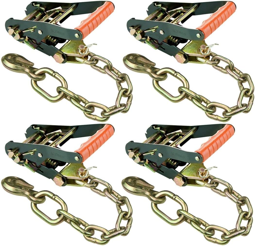4 Pack Ratchet Buckle with Welded Grab Hook M942938
