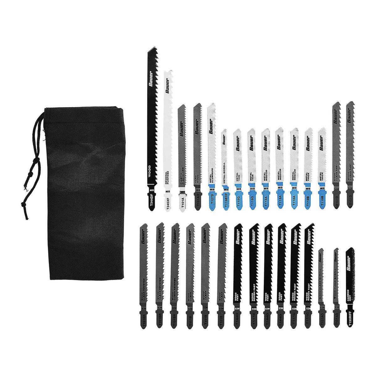 T-Shank Jig Saw Blade Set, 30-Piece N57092