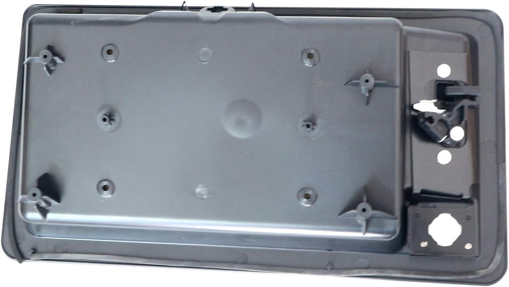 Rear Passenger Side Exterior Cargo Door Handle & License Plate Housing Frame Bracket for Ford Van E150 E250 E350 Pack of 2 D685026
