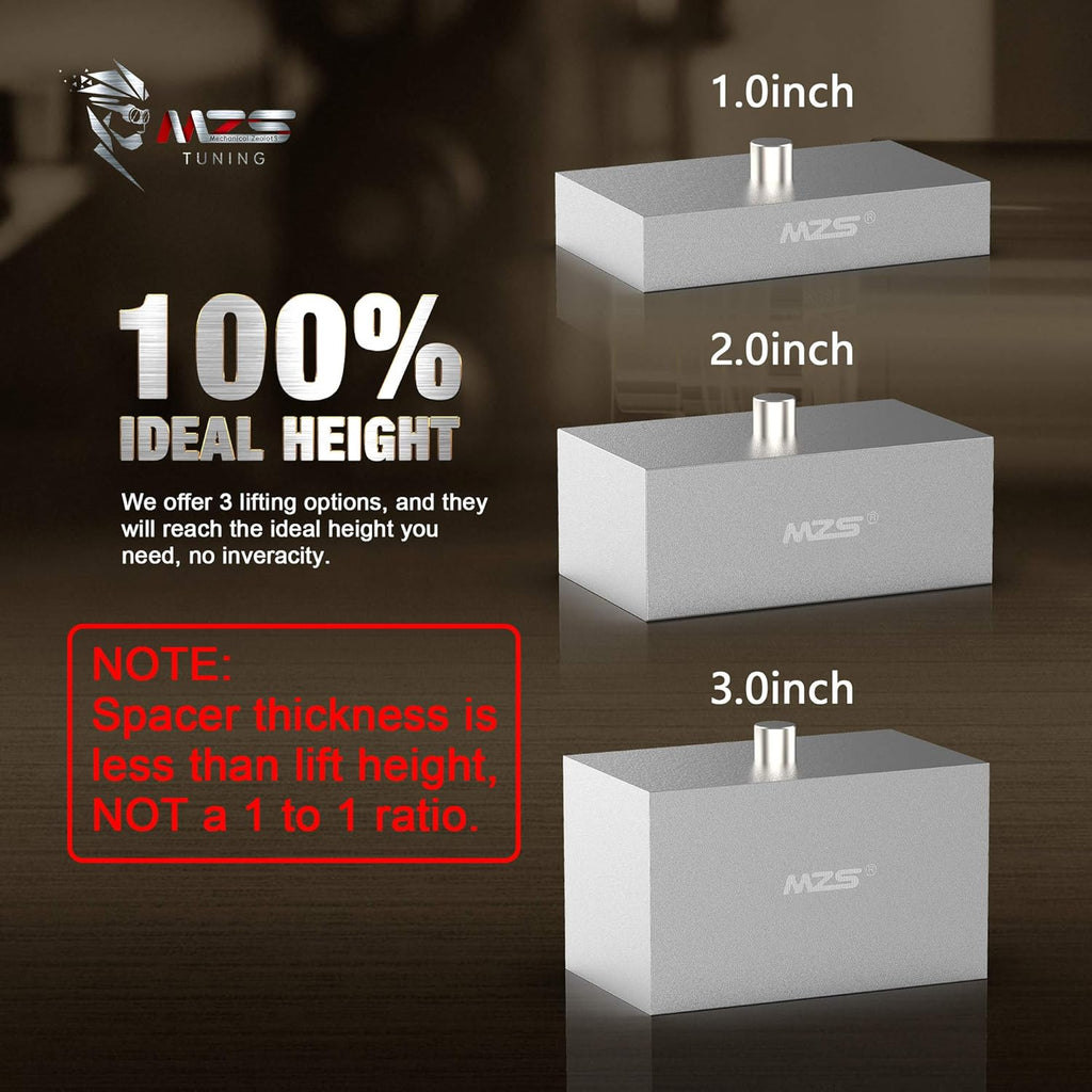 2" Rear Lift Blocks Pack of 2 D9581