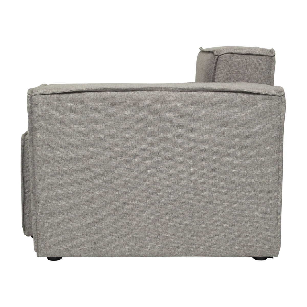 Gray Modular Sectional Sofa with Arm Rest U278