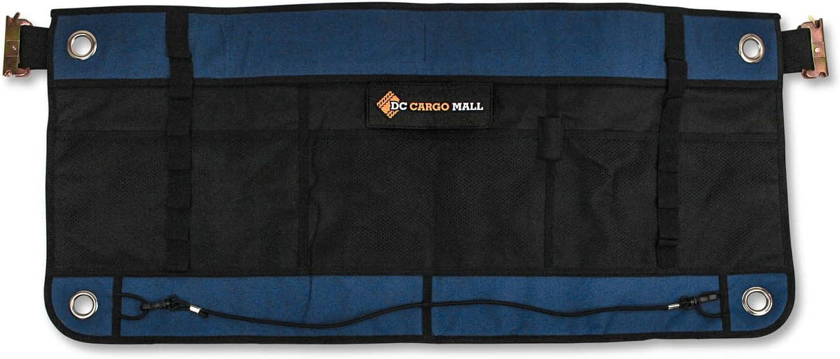 E-Track Hanging Trailer Organizers with Mesh Pockets, 34 in Long x 15 in Tall, 4-Pack M41566