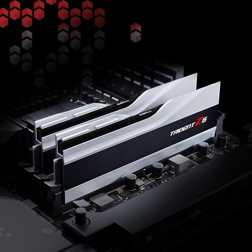 DDR5 RAM 32GB (2x16GB) 6000MT/s CL36-36-36-96 Desktop Computer Memory Metallic Silver E87770