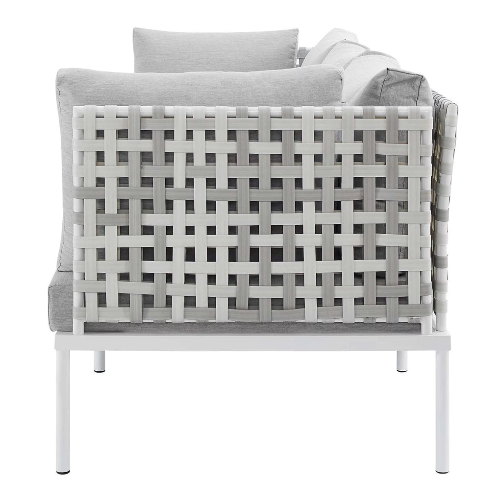Grey Aluminum Outdoor Sofa L32176
