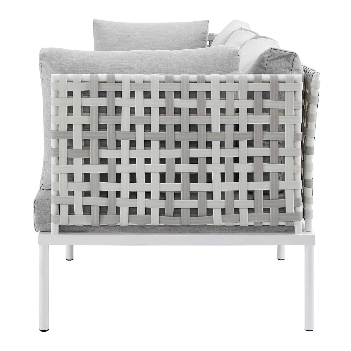 Grey Aluminum Outdoor Sofa L32176