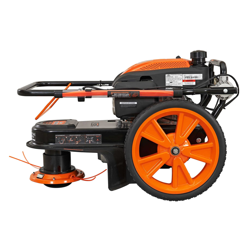 22 in. 170cc Gas Walk Behind String Trimmer Mower D69332