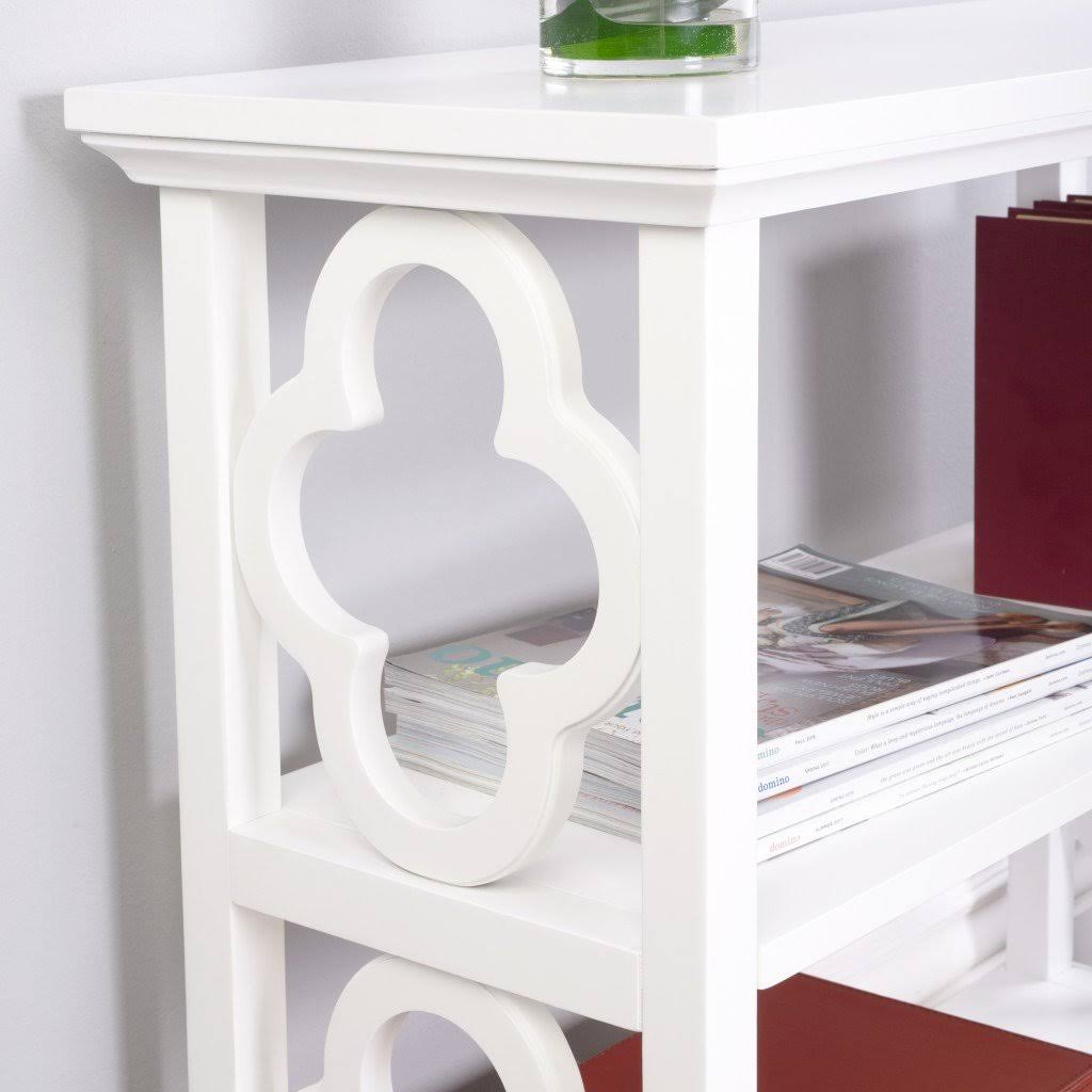 White Bookcase Q6436