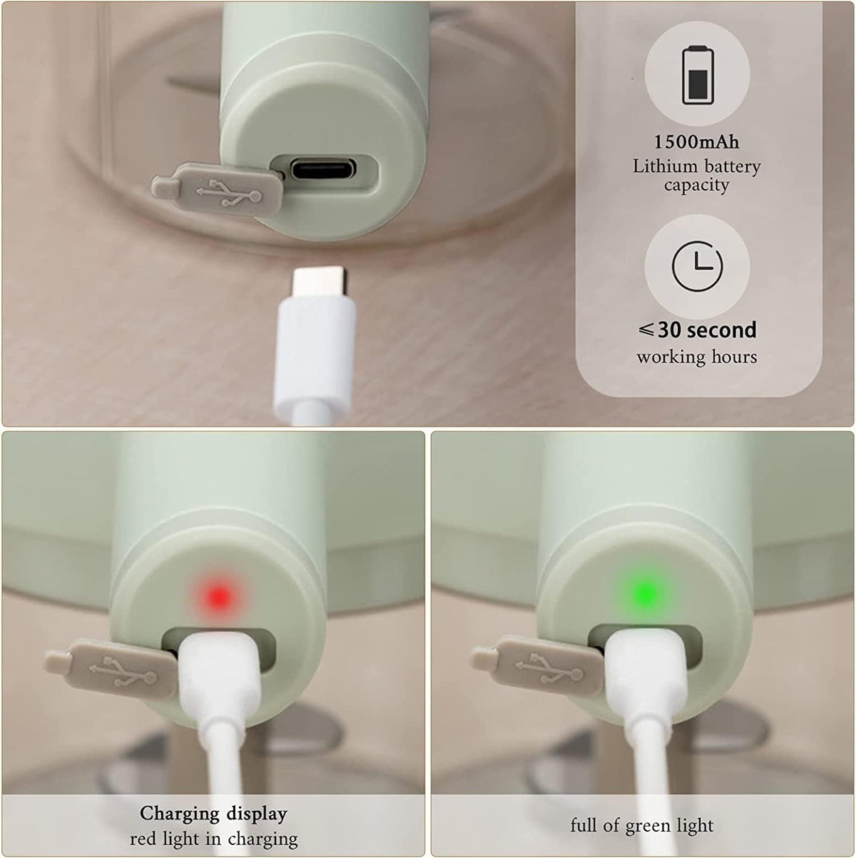 4 in 1 Rechargeable Electric Vegetable Cutter Set X84543