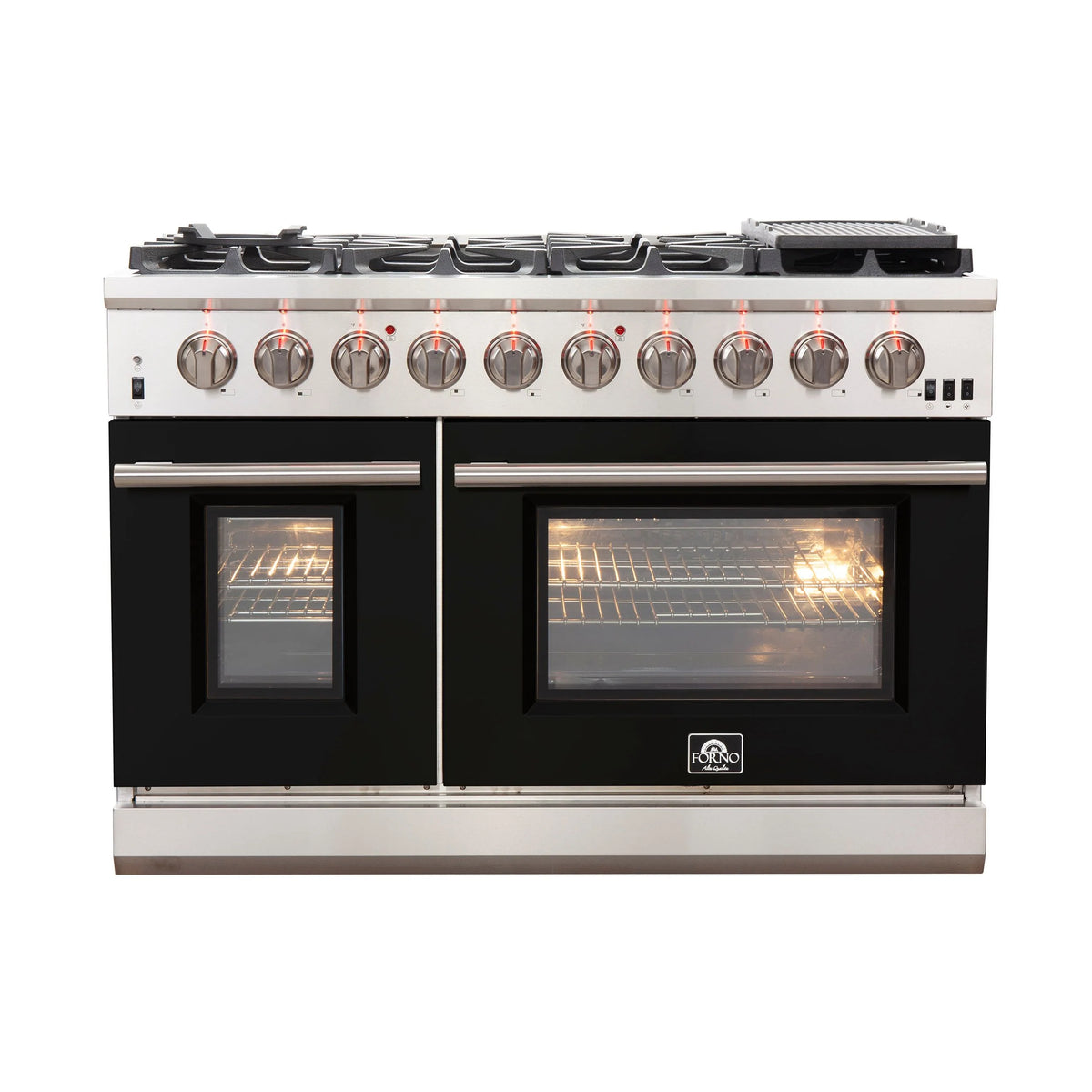 48 Inch Freestanding Gas Range in Black X2477