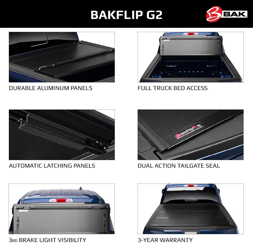 Hard Folding Truck Bed Tonneau Cover E615385