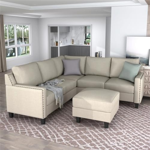 Studded Upholstered Sofa 2 Piece Set P14985
