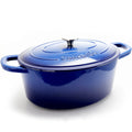 7 Qt Enameled Cast Iron Oval Dutch Oven E76613