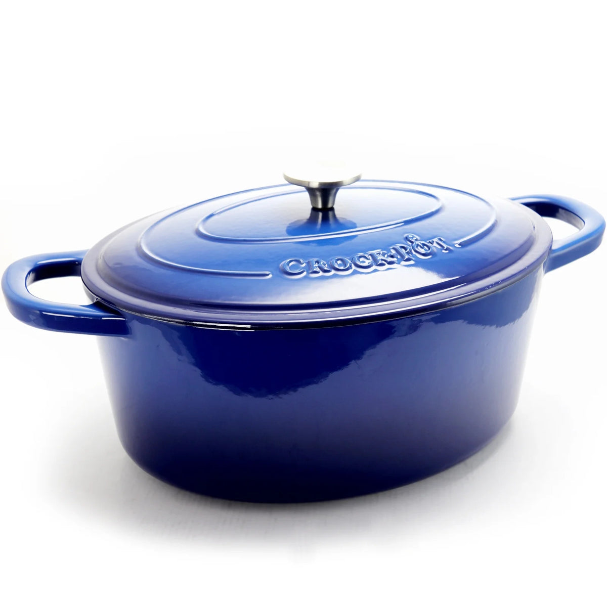 7 Qt Enameled Cast Iron Oval Dutch Oven E76613
