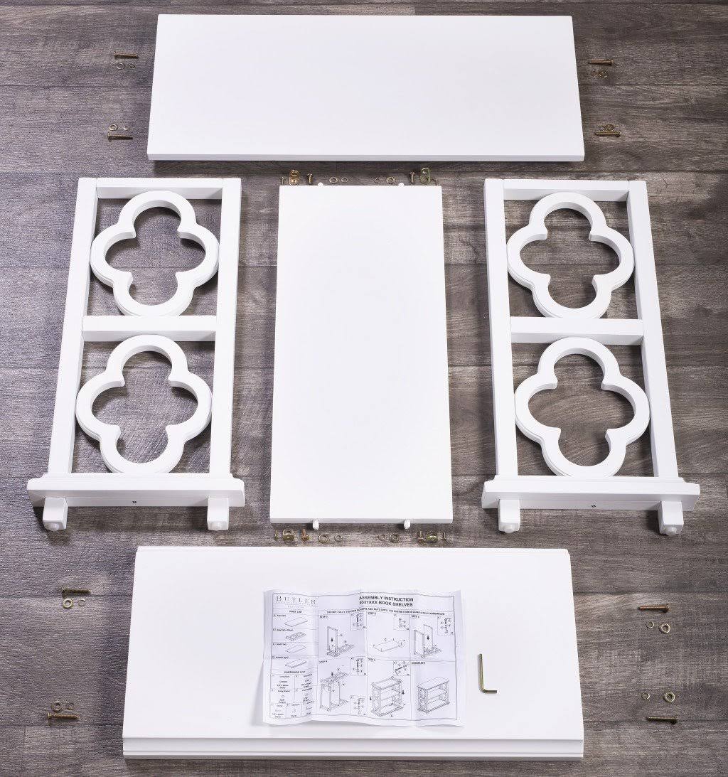 White Bookcase Q6436
