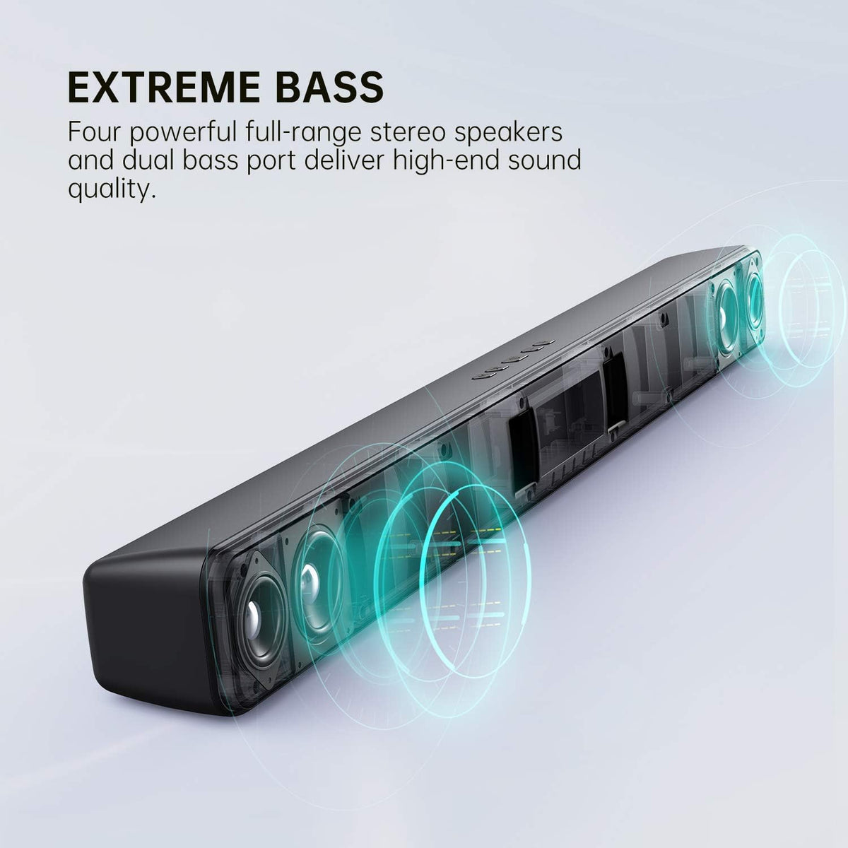 29 Inch Soundbar with Bluetooth Optical Aux Remote Control L33566