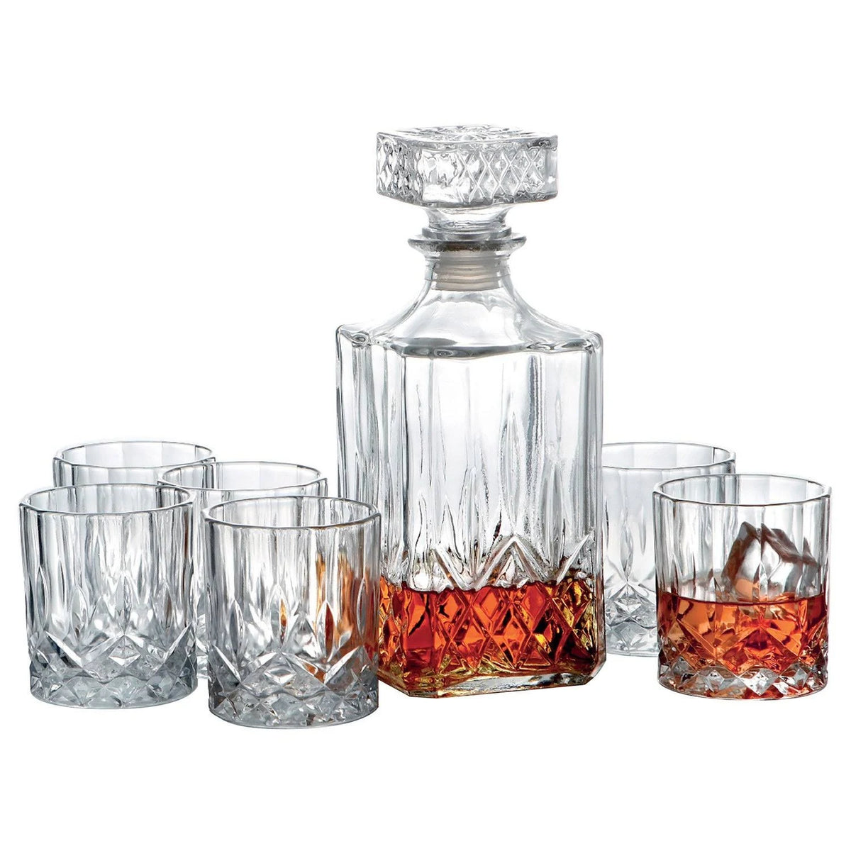 7-Piece Beverage Decanter Set D364