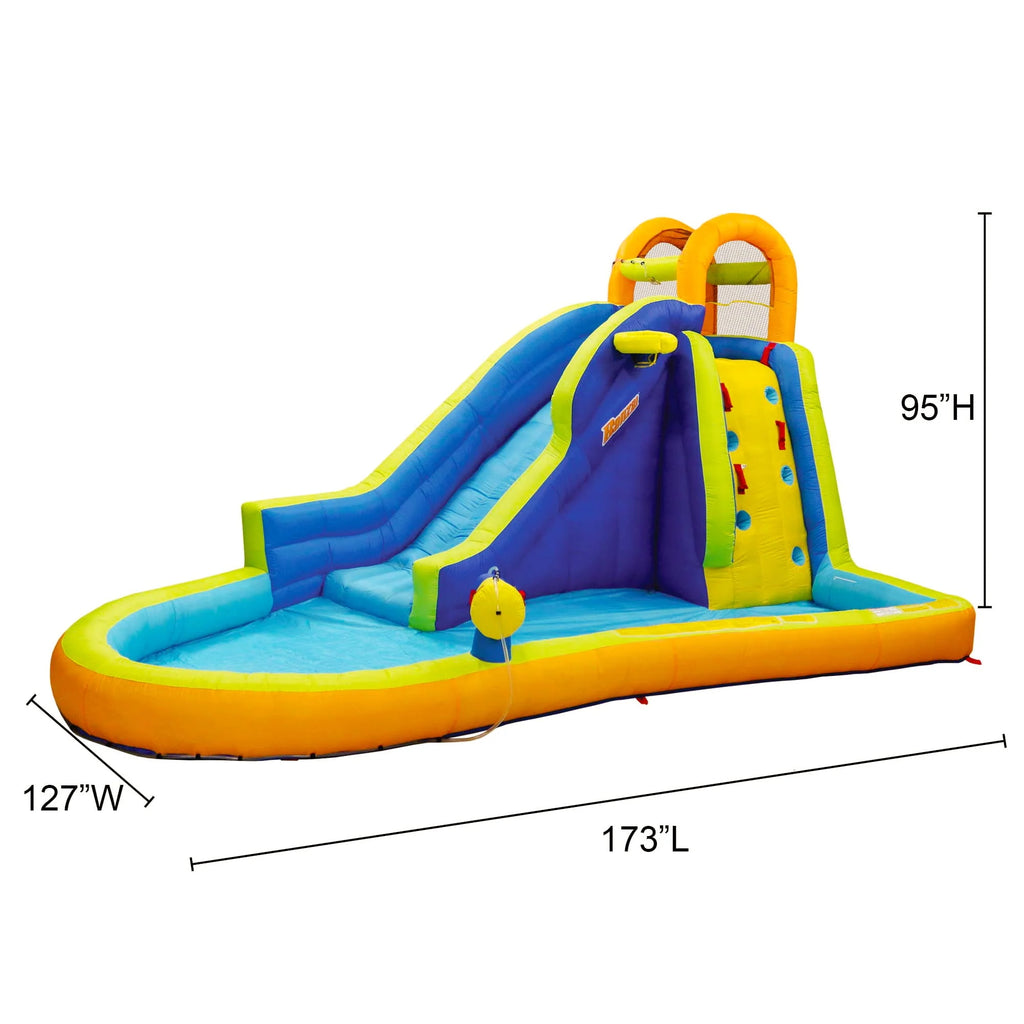Inflatable Outdoor Backyard Water Slide Splash Toy C5696