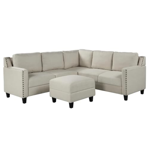 Studded Upholstered Sofa 2 Piece Set P14985