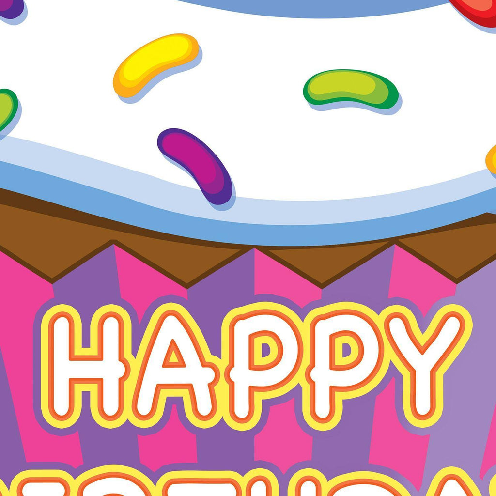 Jumbo Cupcake Yard Sign C599