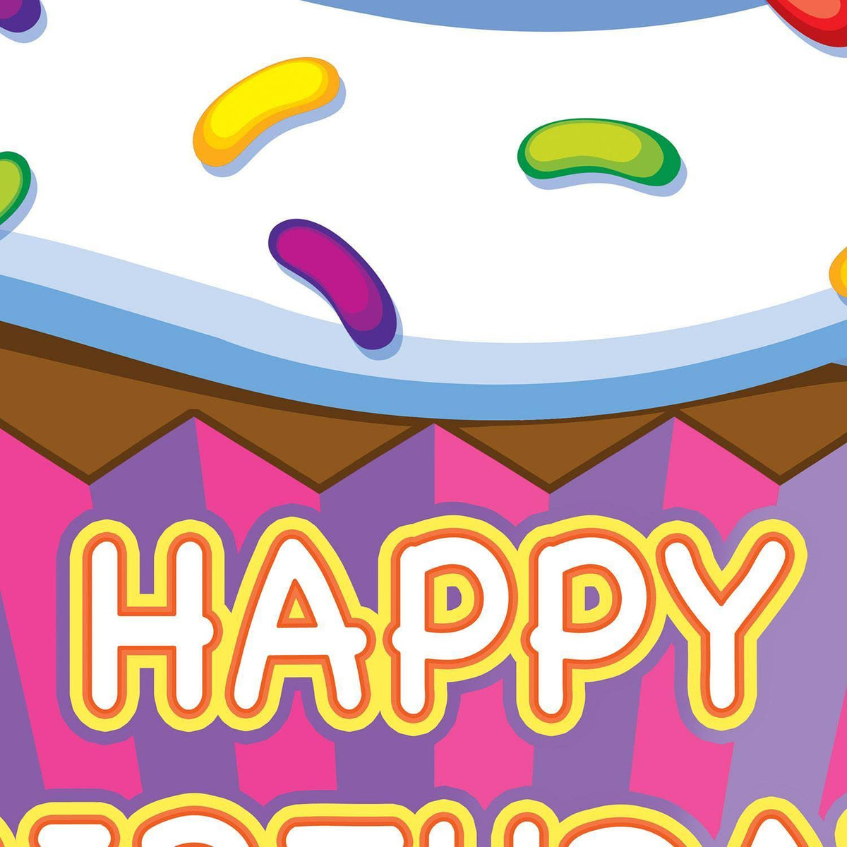 Jumbo Cupcake Yard Sign C599