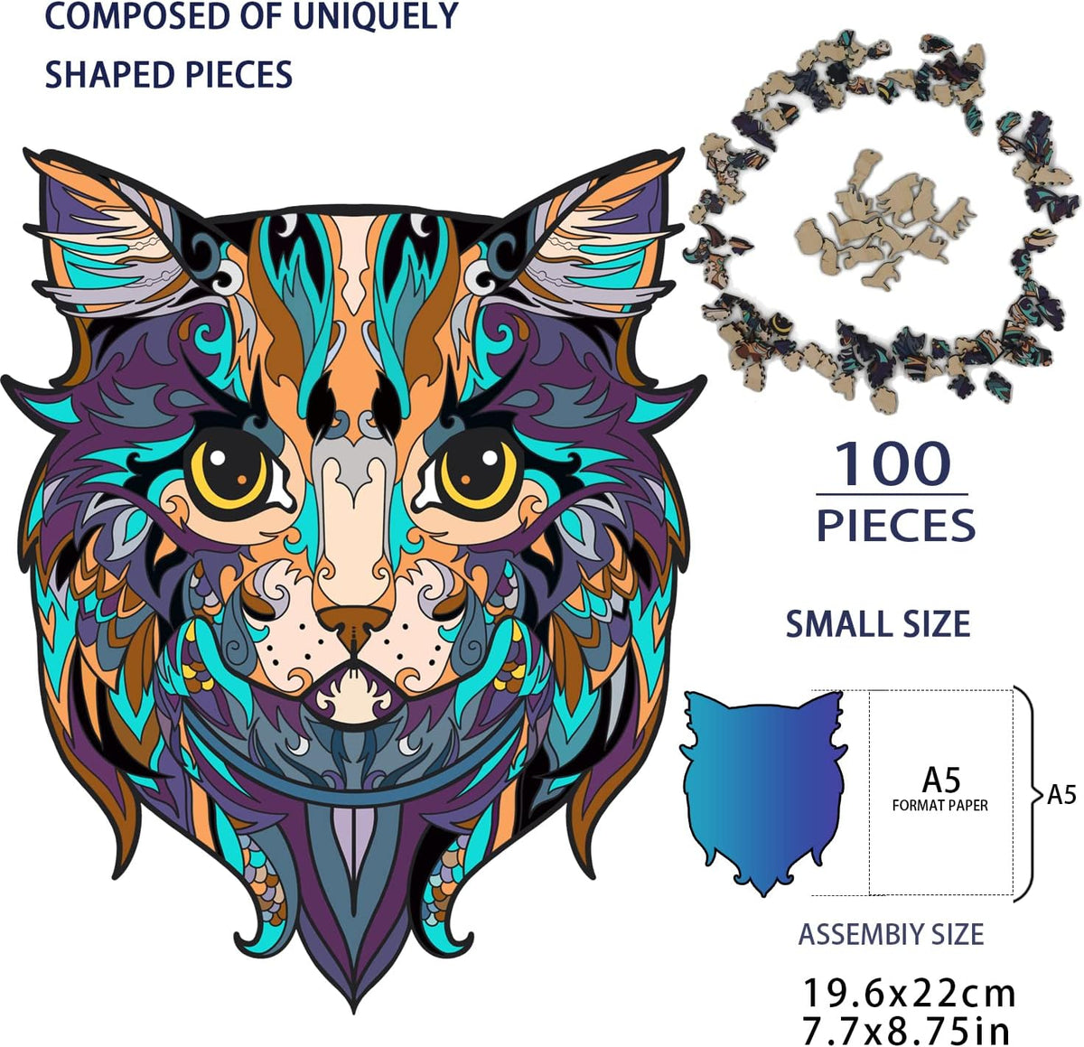 Wooden Jigsaw Puzzle, 332 Pieces, Pack of 2 T39568