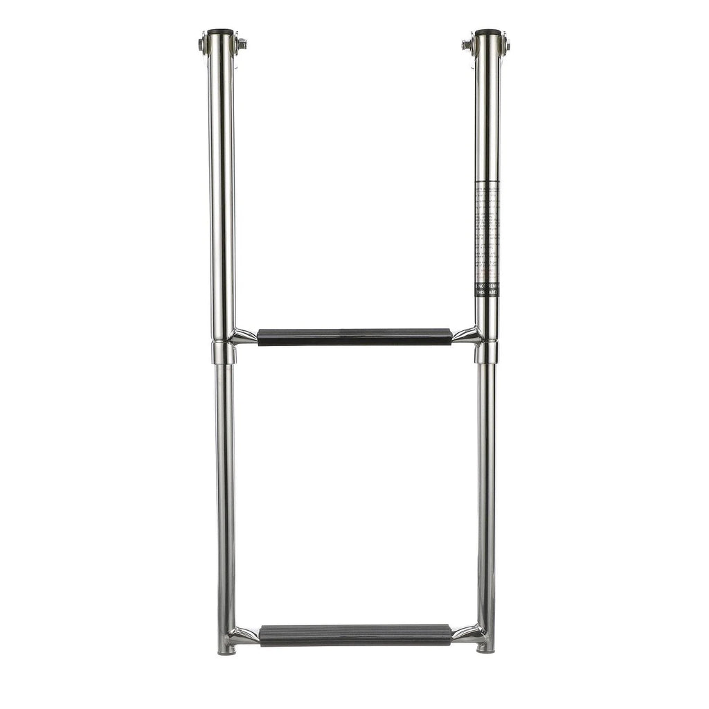 2 Step Folding Ladder Stainless Steel N8958