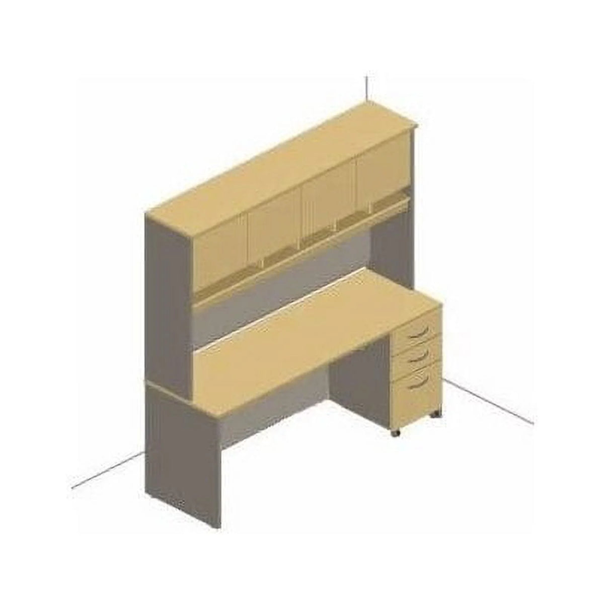 60" Desk Set K1037