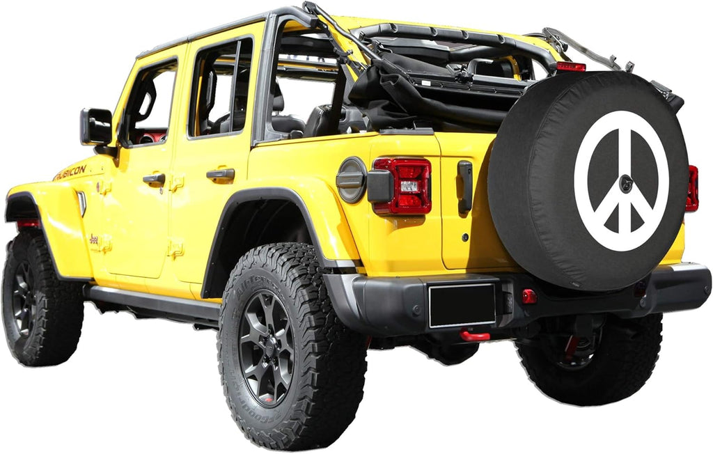 Soft Tire Cover for Jeep Wrangler JL with Back-up Camera K102