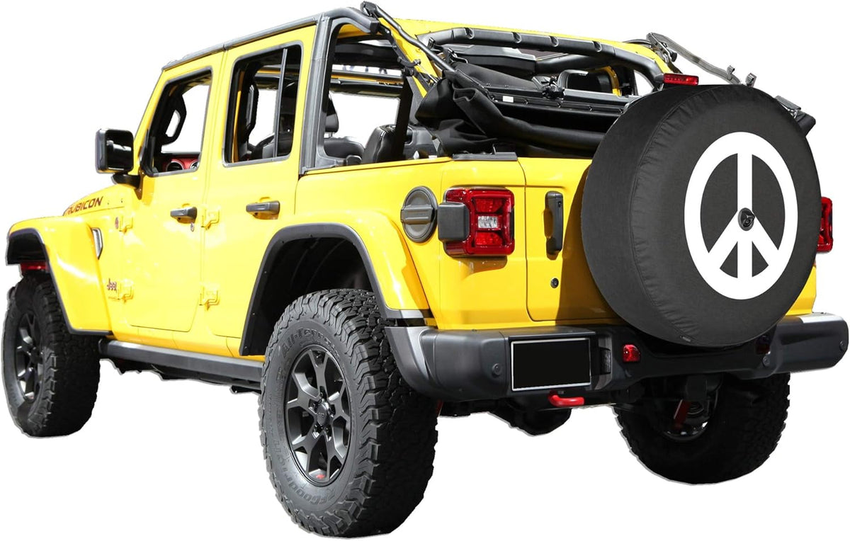 Soft Tire Cover for Jeep Wrangler JL with Back-up Camera K102