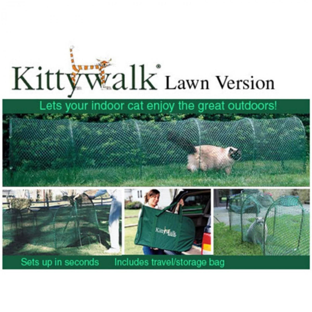 Green Outdoor Cat Enclosure T72314