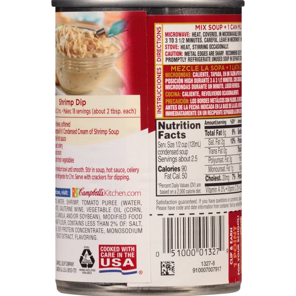 10.5 oz Can Cream of Shrimp Soup Pack of 12 D517500