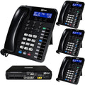Small Business Phone System Bundle with 4 Digital Phones C4593