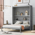 Queen Size Grey Wood Murphy Bed H653