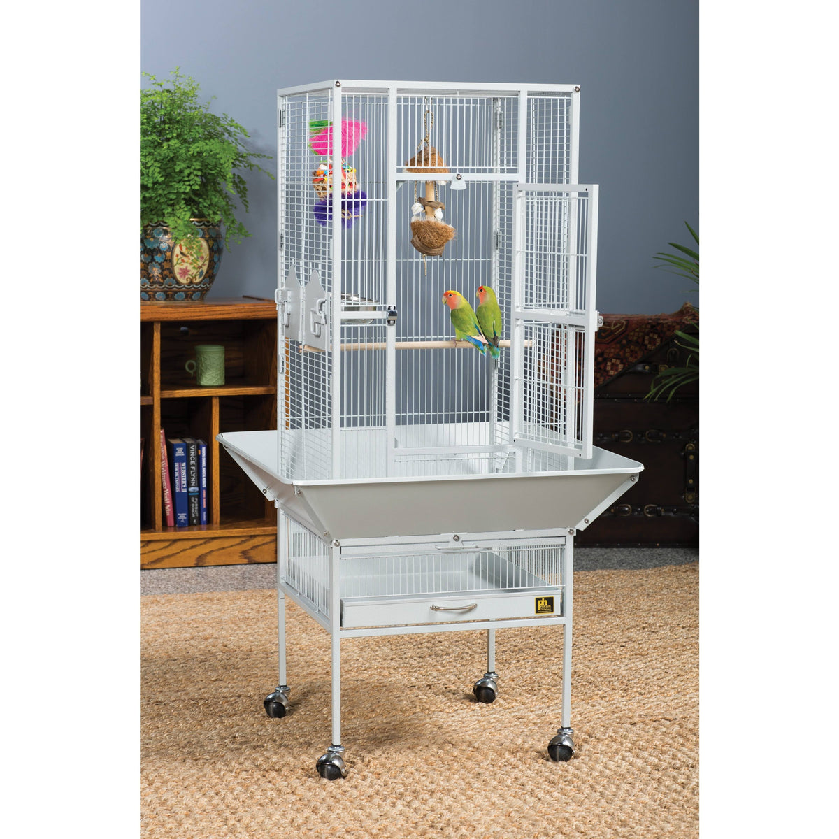 Pewter Bird Cage F565046