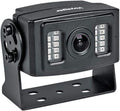 Rear Color Camera with LED Low-Light Assist, Black, 1/3 CMOS Image Sensor, 600 TV Lines Resolution, 145° Viewing Angle, Built-in Microphone, Electronic Iris Shutter, Waterproof (IP69K) B783