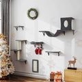 6 Pcs Wall-Mounted Cat Shelves K225585