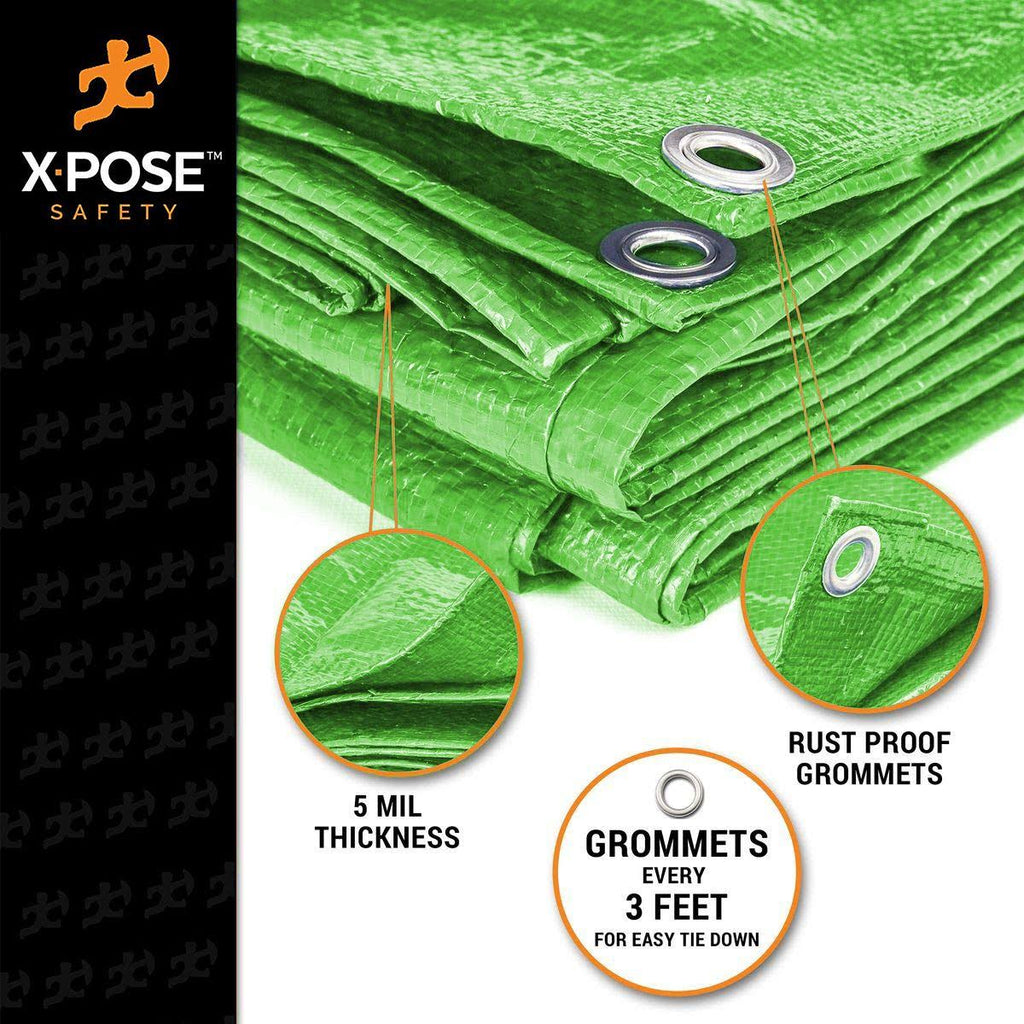 Green Poly Tarps - Case of 40 G6443