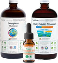 Liquid Vitamin Bundle with Multivitamin, Minerals and Vegan Vitamin D3 Drops V933