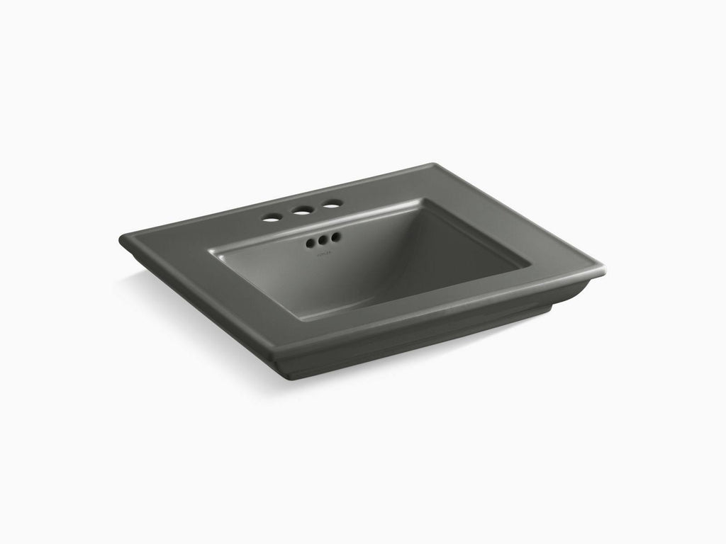 24x22 Bathroom Sink Basin with 4 Centerset Faucet Holes K263