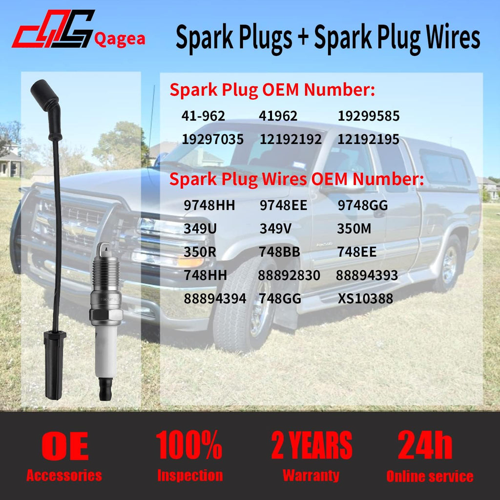 Spark Plug Wires Pack of 2 K4908