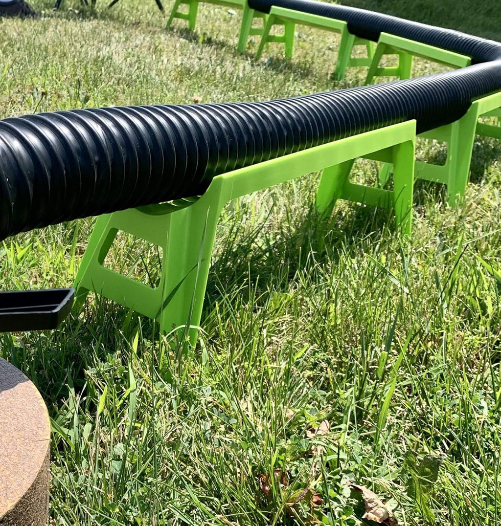 Green Pack of 2 RV Sewer Hose Support C47413