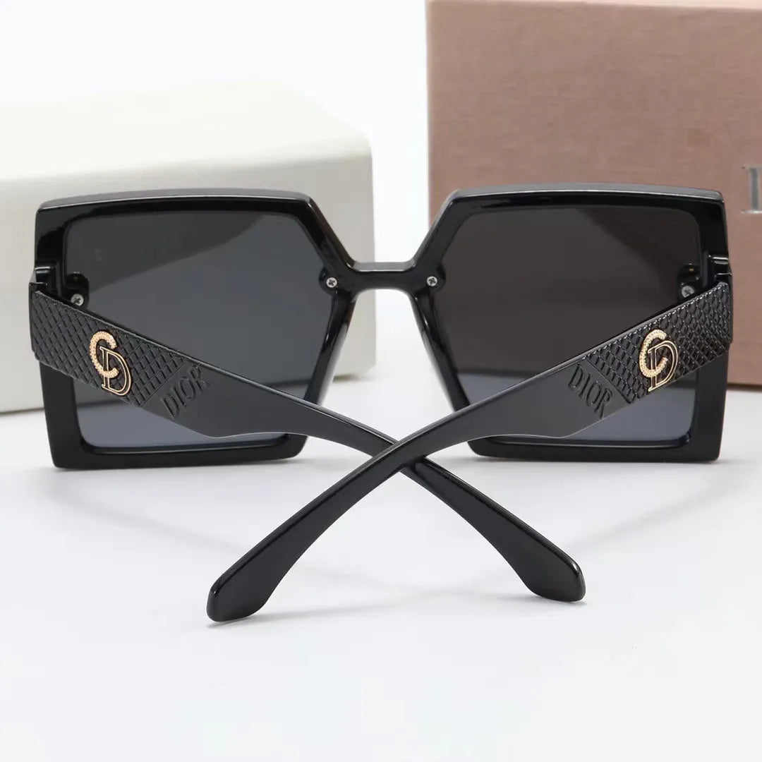 Rhombus Print Polarized Sunglasses N221812