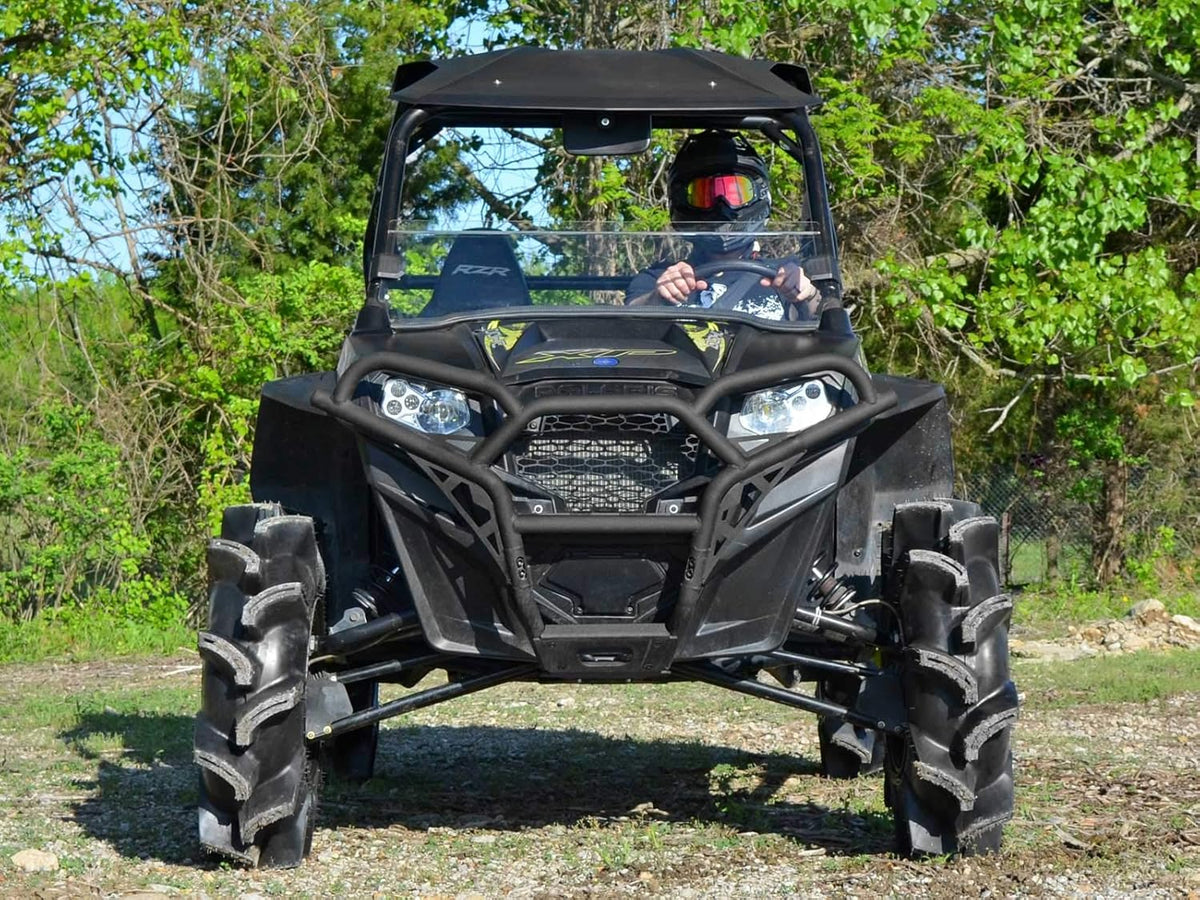 Heavy-Duty 38mm Carbon Steel Tube Front Bumper with 3mm Steel Skid Plate B5375