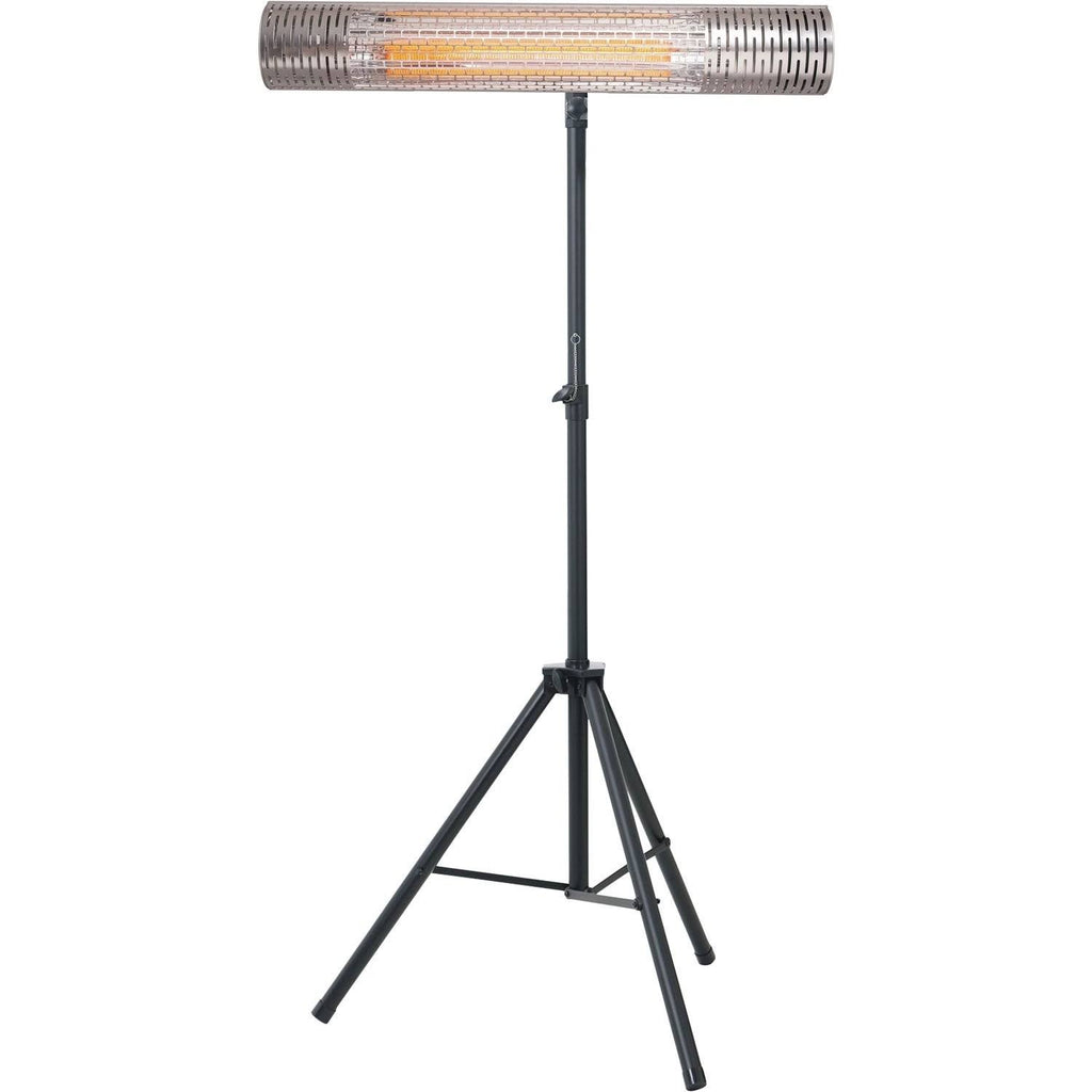 Electric Infrared Heat Lamp with Remote Control and Tripod Stand O713095