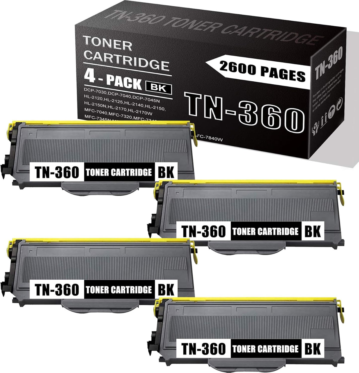 Black Toner Cartridge 4-Pack O92906