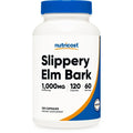 Slippery Elm Bark Capsules 1000mg 120 Capsules Non-GMO Supplement X72861
