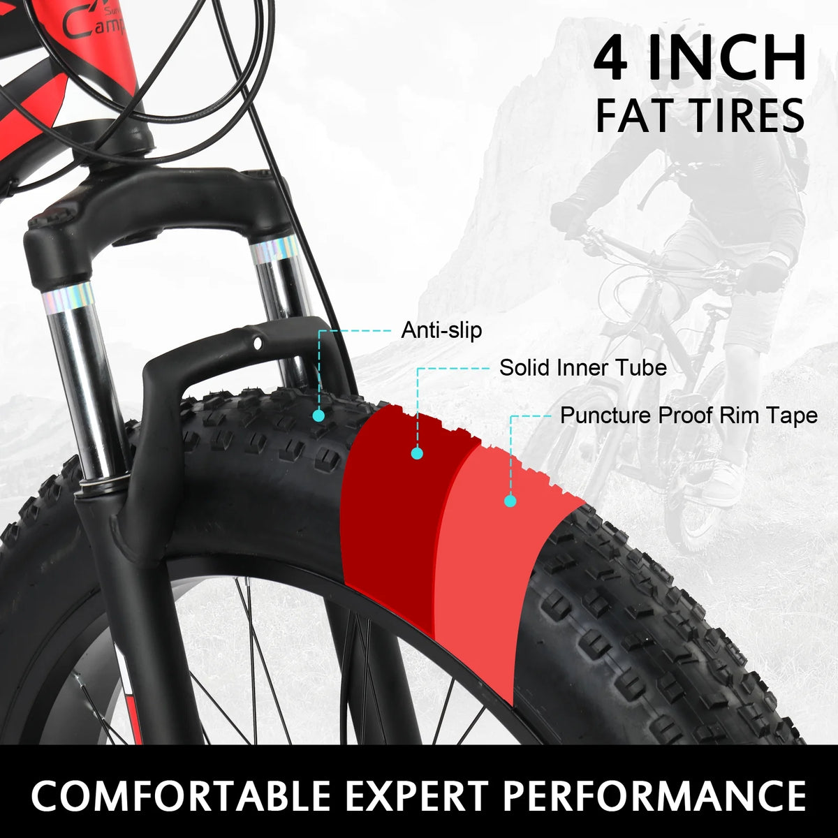 26in 4 Fat Tire Mountain Bike Z630965