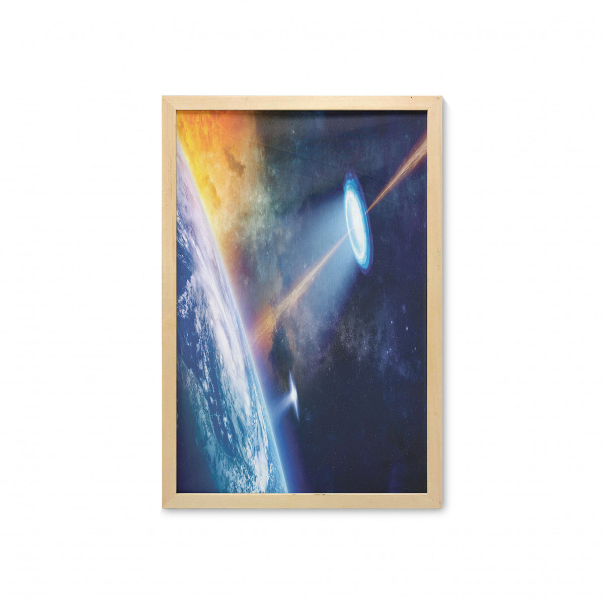 23" x 35" Printed Fabric Wall Art with Frame C72769
