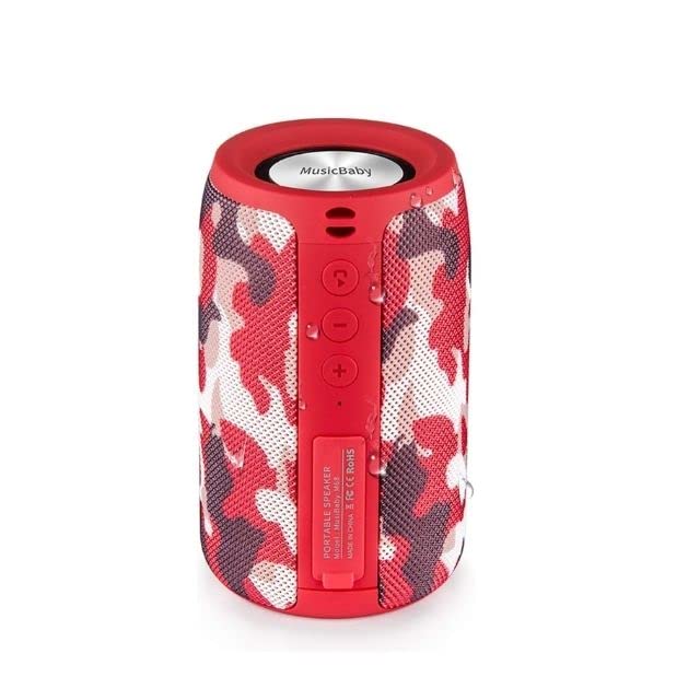 Bluetooth Speaker, Small Portable Speaker, Waterproof, Wireless, Bass, HD Sound, 24H Playtime V17095